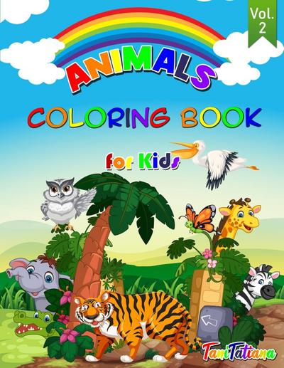 Animals Coloring Book for Kids Vol. 2