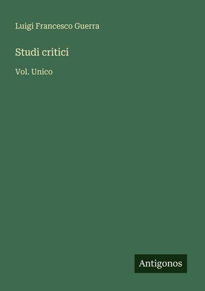 Studi critici