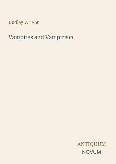 Vampires and Vampirism