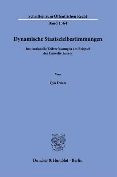 Dynamische Staatszielbestimmungen