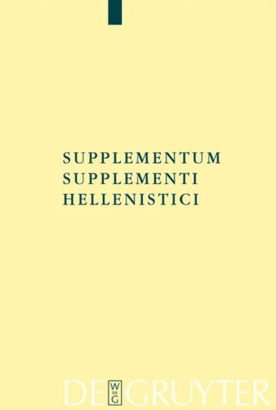 Supplementum Supplementi Hellenistici