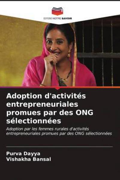 Adoption d’activités entrepreneuriales promues par des ONG sélectionnées