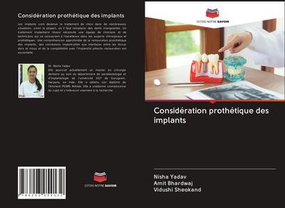 Considération prothétique des implants
