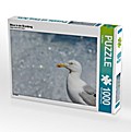 Möwe in der Brandung (Puzzle)