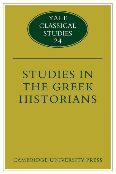 Studies in the Greek Historians