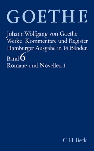 Romane und Novellen I