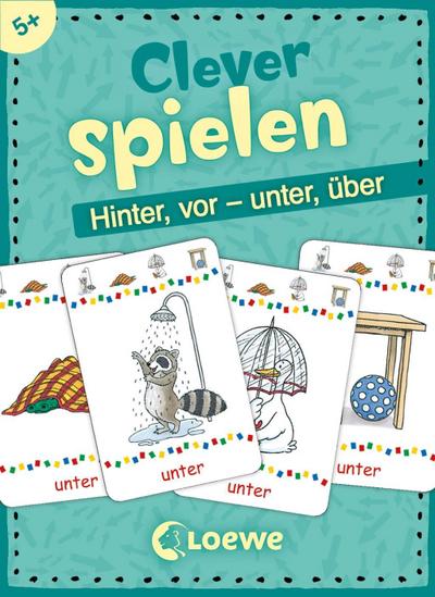 Clever spielen - Hinter, vor - unter, über (Kartenspiel)