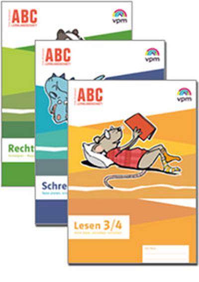 ABC-Lernlandschaft 3/4. Aufbau-Paket: 3 Arbeitshefte Klasse 3/4