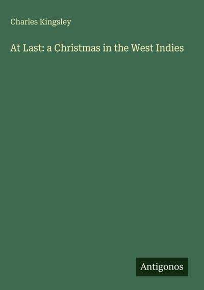 At Last: a Christmas in the West Indies