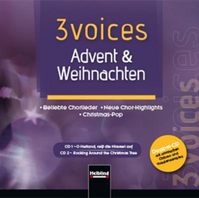 3 voices Advent & Weihnachten, Doppel-CD