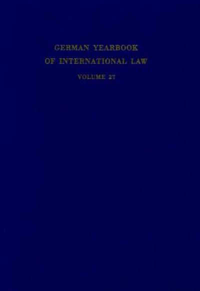 German Yearbook of International Law / Jahrbuch für Internationales Recht.