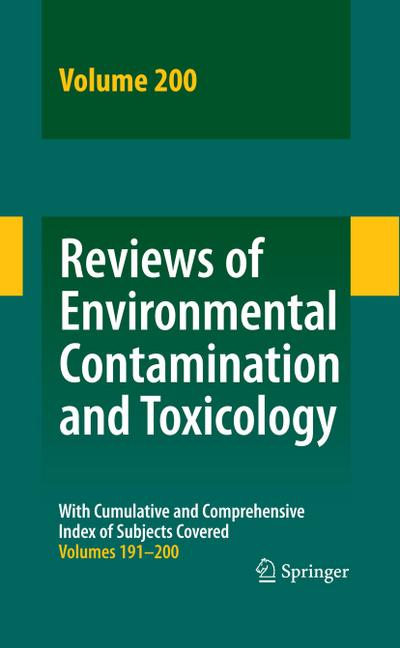 Reviews of Environmental Contamination and Toxicology 200