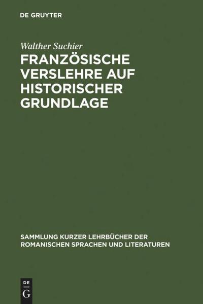 Französische Verslehre auf historischer Grundlage