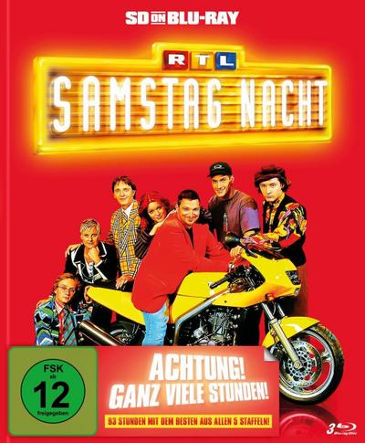 RTL Samstag Nacht - Das Beste aus allen fünf Staffeln, 3 SD on Blu-ray (Limitiertes Mediabook)
