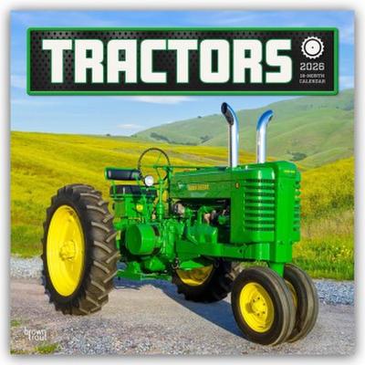 Tractors - Traktoren 2026 - 16-Monatskalender
