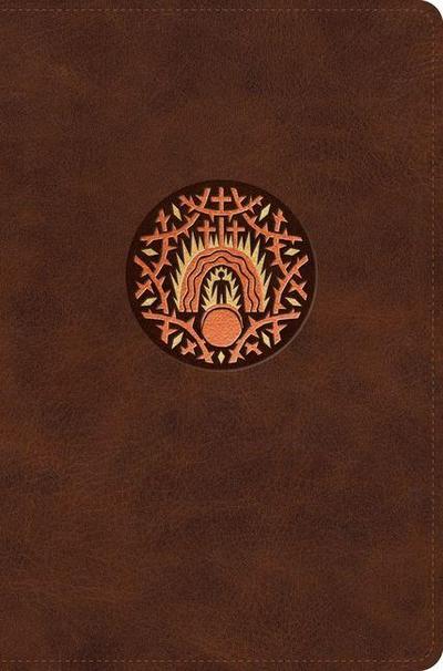 ESV the Biggest Story Holy Bible for Kids (Trutone, Brown, Living Hope Design, Thumb Indexed)