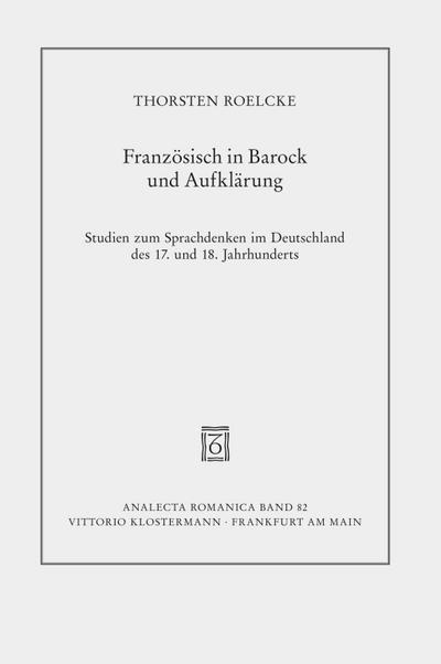 Französisch in Barock und Aufklärung