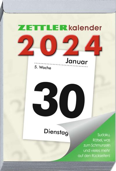 Tagesabreißkalender XXL 2024 9,9x14,3