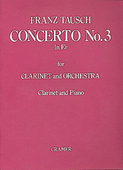 Concerto E flat major No.3for clarinet and orchestra