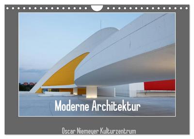 Moderne Architektur - Oscar Niemeyer Kulturzentrum (Wandkalender 2026 DIN A4 quer), CALVENDO Monatskalender