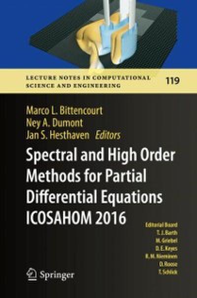 Spectral and High Order Methods for Partial Differential Equations  ICOSAHOM 2016