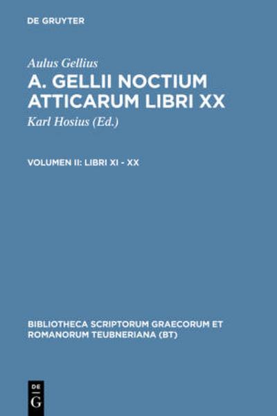 Libri XI - XX