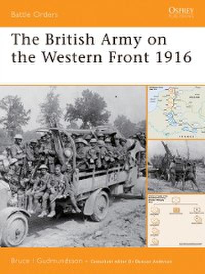 British Army on the Western Front 1916