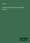 Heimleuchting des Herrn Rabbiner Sskind