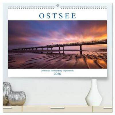 Ostsee - Perlen aus Mecklenburg-Vorpommern (hochwertiger Premium Wandkalender 2026 DIN A2 quer), Kunstdruck in Hochglanz