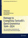 Homage to Evangelista Torricelli’s Opera Geometrica 1644-2024