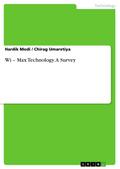 Wi - Max Technology. A Survey