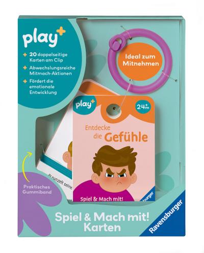 Play+ Spiel & Mach mit! Karten: Entdecke die Gefühle