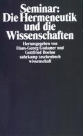 Seminar ’Die Hermeneutik und die Wissenschaften’