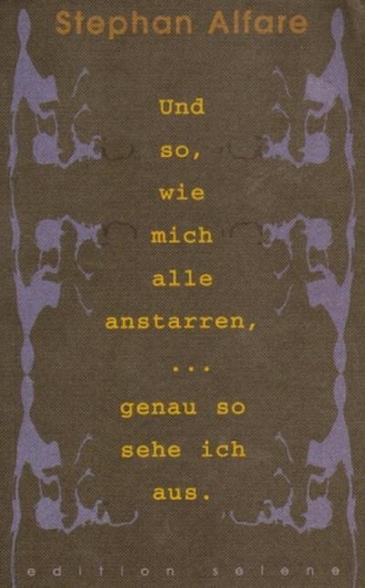 Und so, wie mich alle anstarren, ... genau so sehe ich aus.