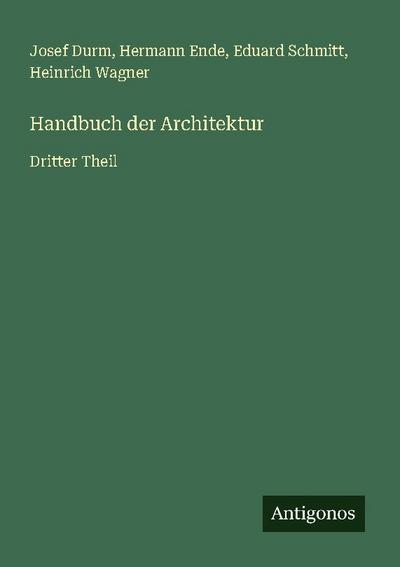 Handbuch der Architektur