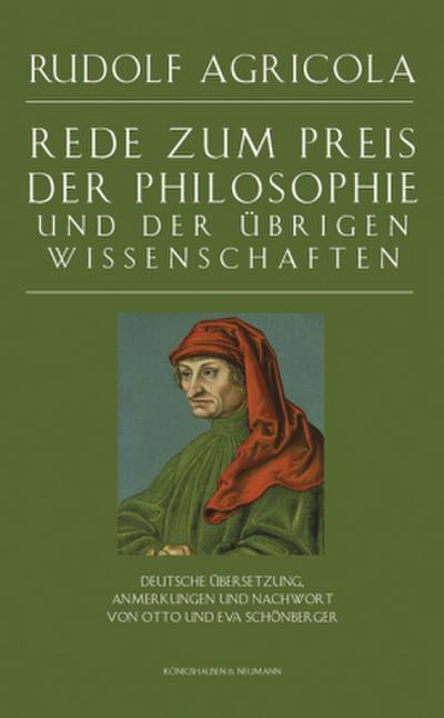 Rede zum Preis der Philosophie und der übrigen Wissenschaften