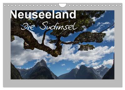 Neuseeland - Die Südinsel (Wandkalender 2026 DIN A4 quer), CALVENDO Monatskalender
