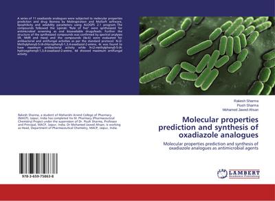 Molecular properties prediction and synthesis of oxadiazole analogues