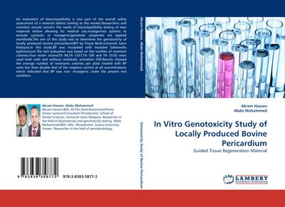 In Vitro Genotoxicity Study of Locally Produced Bovine Pericardium