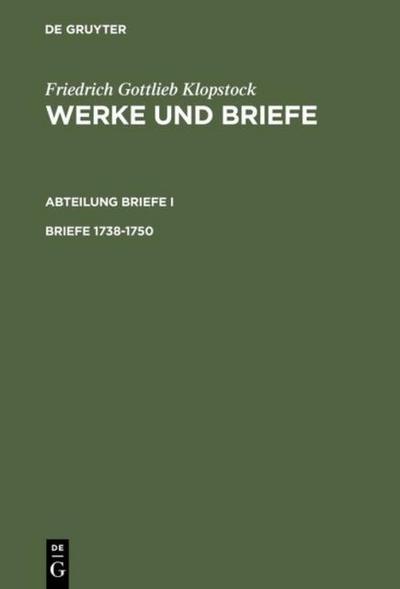 Werke und Briefe 1738-1750
