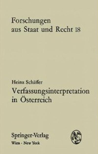 Verfassungsinterpretation in Österreich