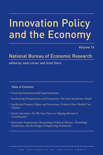 Innovation Policy and the Economy 2015 : Volume 16