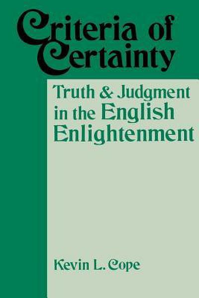 Criteria of Certainty