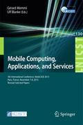 Mobile Computing, Applications, and Services