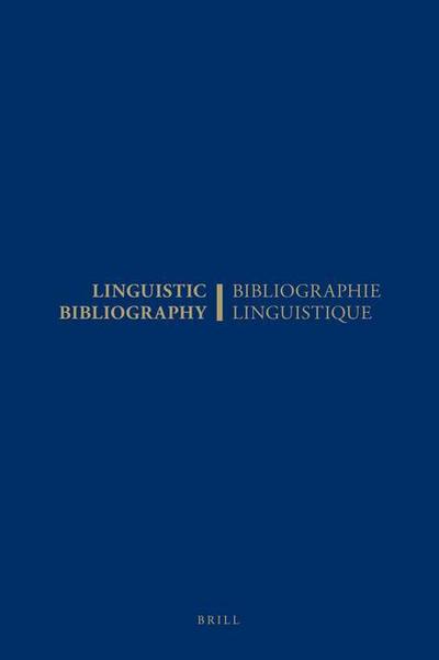 Linguistic Bibliography for the Year 2001 / Bibliographie Linguistique de l’Année 2001