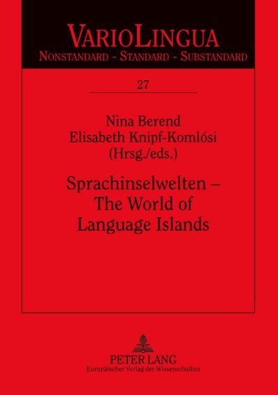 Sprachinselwelten - The World of Language Islands