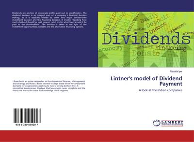 Lintner’s model of Dividend Payment