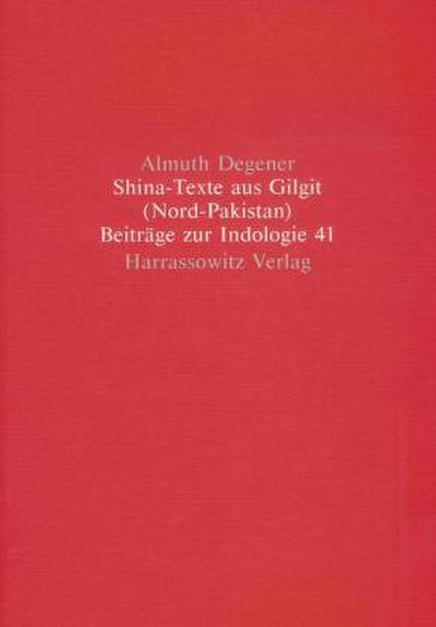 Shina-Texte aus Gilgit (Nord-Pakistan)