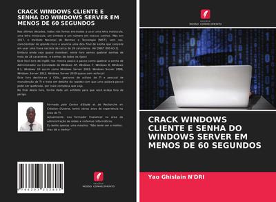 CRACK WINDOWS CLIENTE E SENHA DO WINDOWS SERVER EM MENOS DE 60 SEGUNDOS