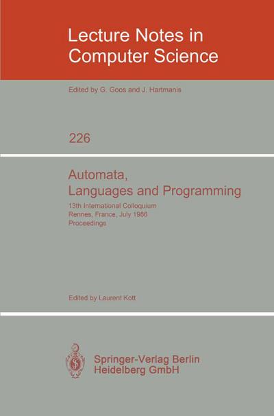 Automata, Languages and Programming